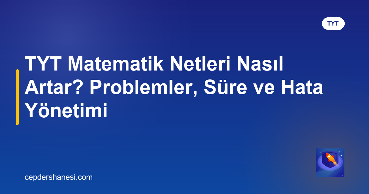 TYT matematik netleri nasıl artar