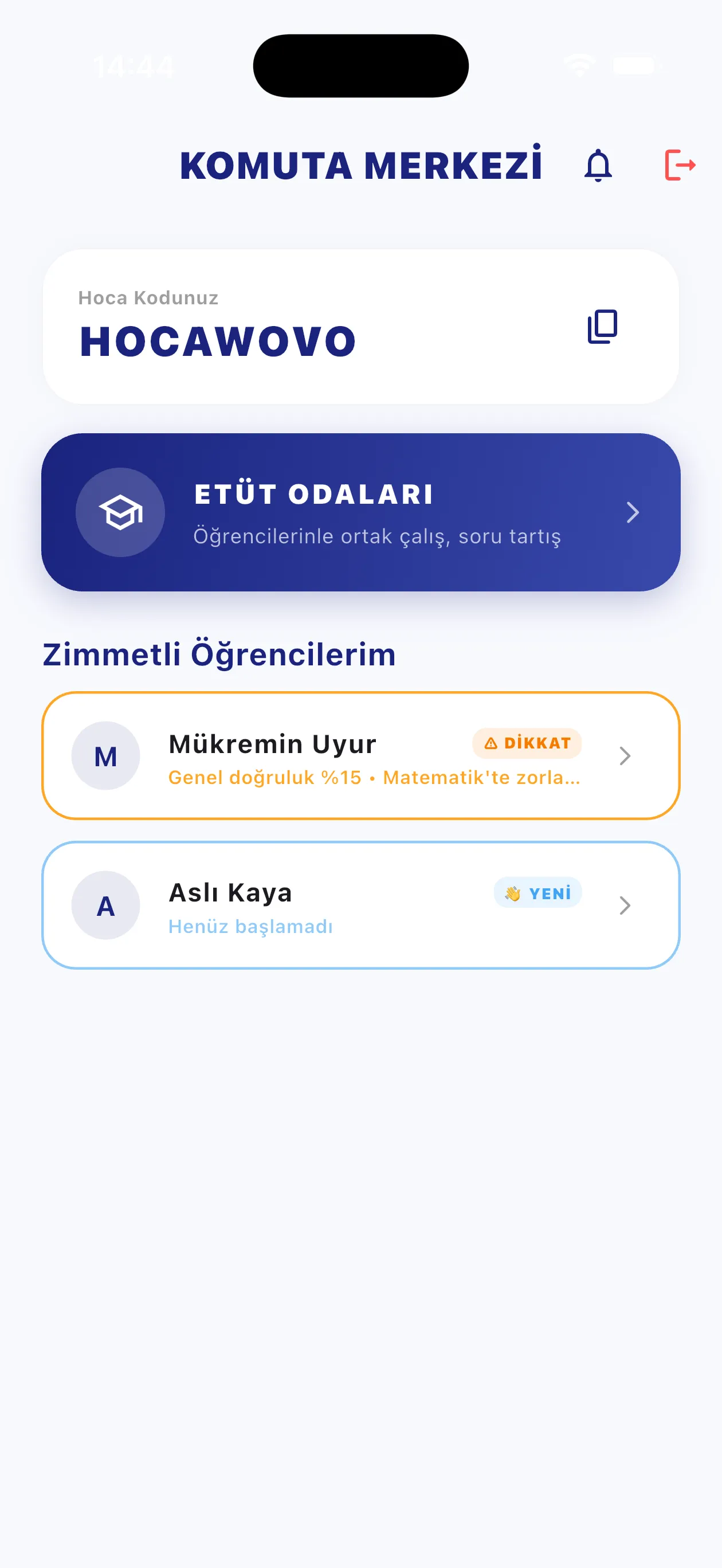 Hocaya özel komuta merkezi